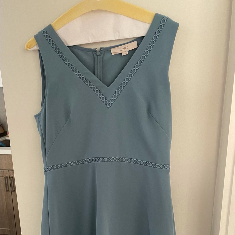 LOFT size 6 blue dress